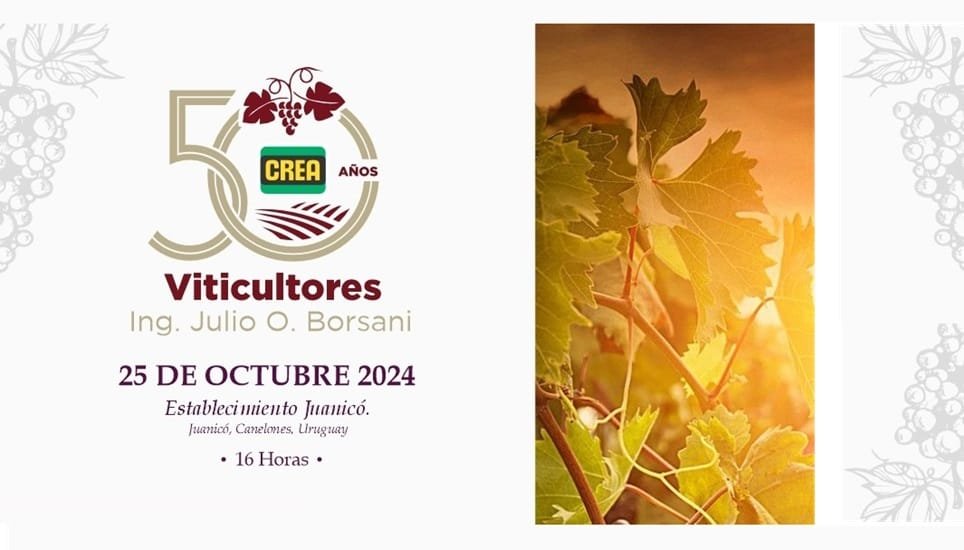 El 25/10 CREA Vitivinicultores Ing. Julio O. Borsani, celebra sus 50 años.