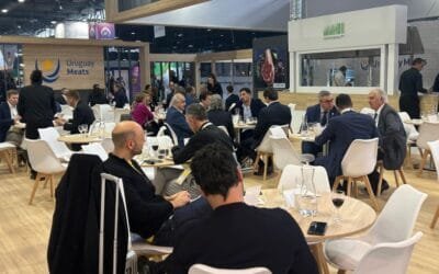 Uruguay inauguró stand de las carnes uruguayas en SIAL París 2024.