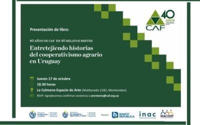 CAF celebra sus 40 años presentando en acto con la presencia del ministro Mattos.