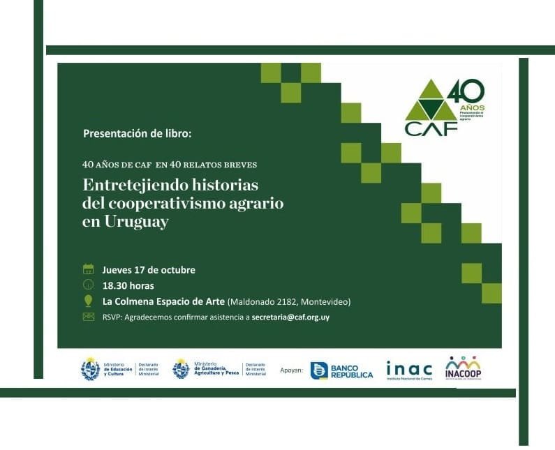 CAF celebra sus 40 años presentando en acto con la presencia del ministro Mattos.