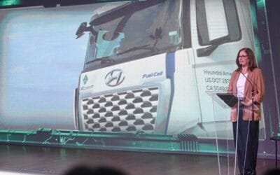 Ministra Facio presentó primera planta de hidrógeno verde en Uruguay que implica una inversión millonaria.