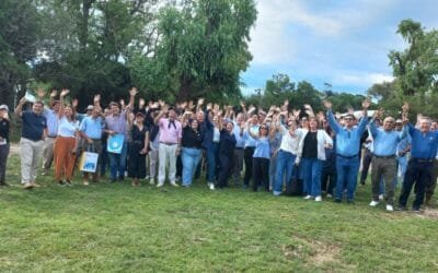 Asistentes a la conferencia sobre la transformación sostenible de la ganadería, que comienza hoy, visitaron establecimiento productivo.