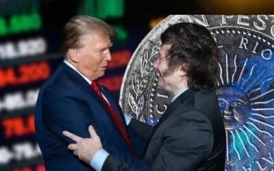 Milei pragmático. El presidente argentino buscará concretar TLC con Estados Unidos y China.