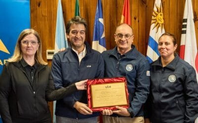 UTE también está en la Base Científica Antártica Artigas, que celebró su 40º aniversario.