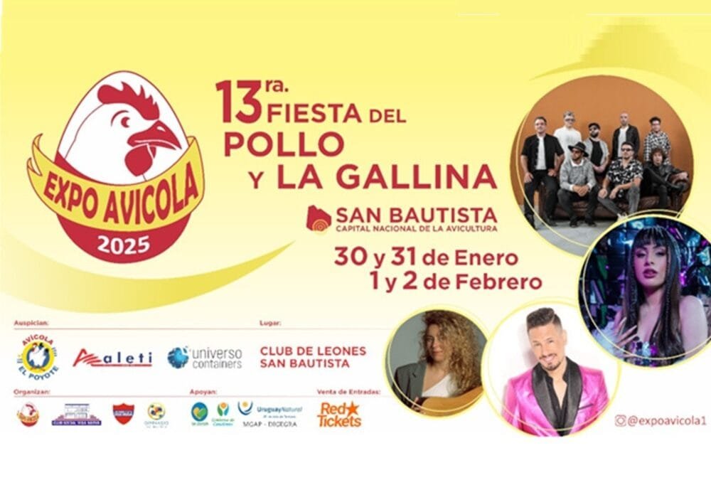 Mañana comienza la Fiesta del Pollo y la Gallina, Expo Avícola 2025.