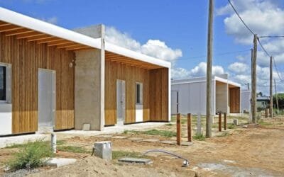 Mevir finalizará período con 10% de viviendas nuevas construidas en madera.