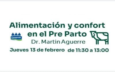 Hoy, actividad de Conaprole con aportes del Dr. Martín Aguerre.