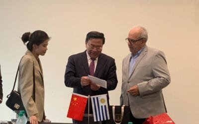 Fratti se reunió con el ministro de Agricultura chino para ampliar el acceso de los productos uruguayos.