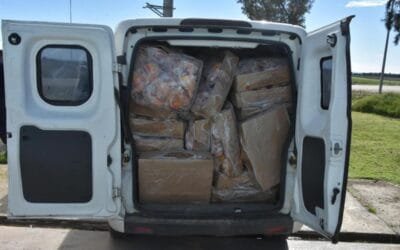 Contrabando. La Jefatura de Florida volvió a incautar carne de pollo y otras aves.