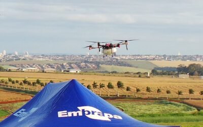 Brasil. Los drones ganan espacio en la agricultura.