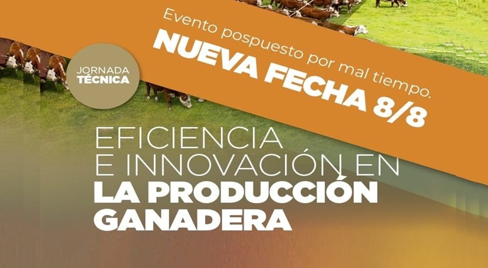 Jornada Eficiencia e innovación en producción ganadera de Hereford se posterga para el 8 de agosto.