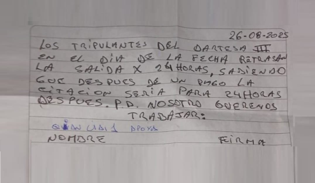 ¿Coacción sindical? Otra vez trabajadores de la pesca impiden salida de barcos, pero aclaran que quieren trabajar.