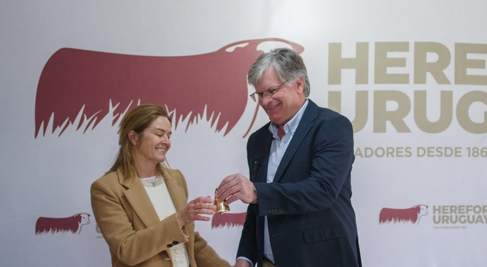 La Ing. Lucía Perdomo está al frente de Hereford Uruguay.