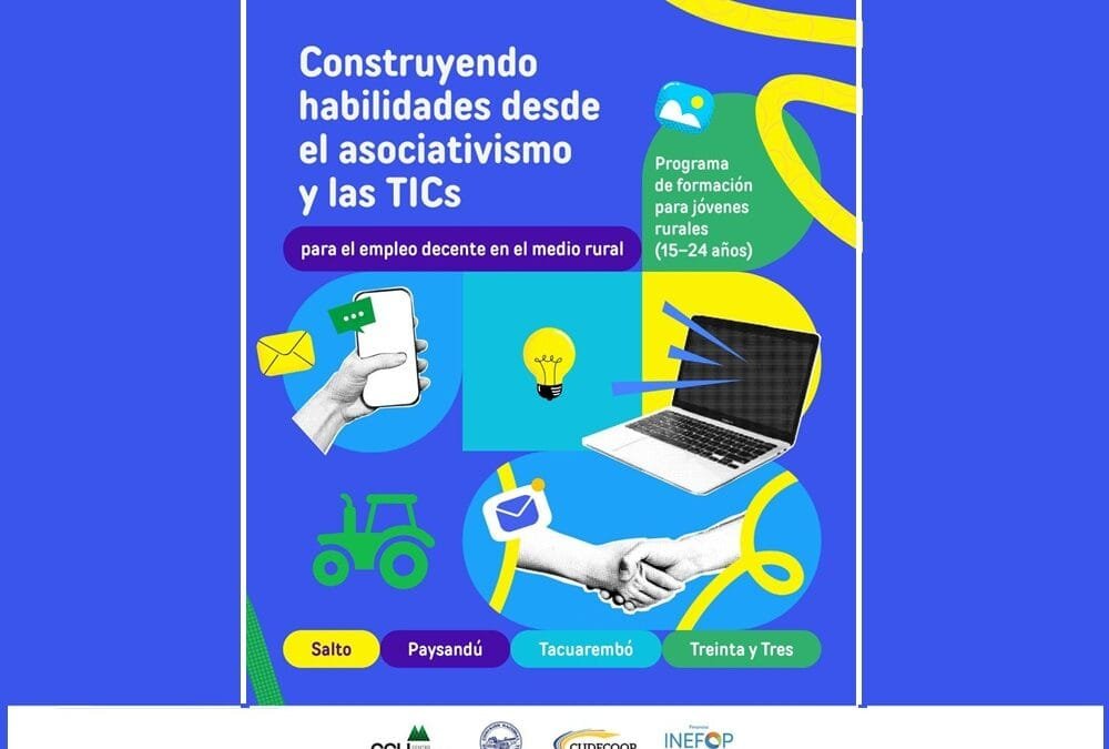 Impulsan proyecto para fortalecer la inserción laboral de jóvenes de 15 a 24 años del interior.