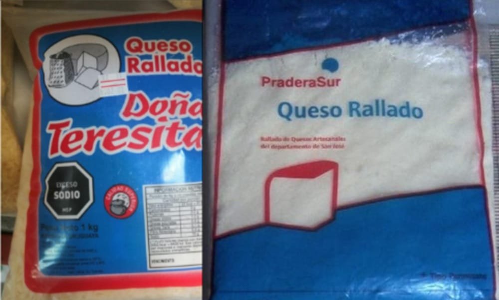 Advierten sobre quesos rallados adulterados.