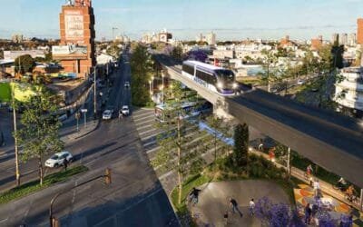 Charla técnica sobre la ingeniería Aeromovel para Uruguay.