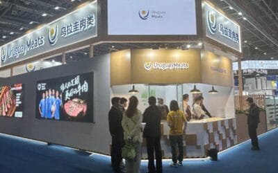 Carnes uruguayas en China International Import Expo (CIIE).