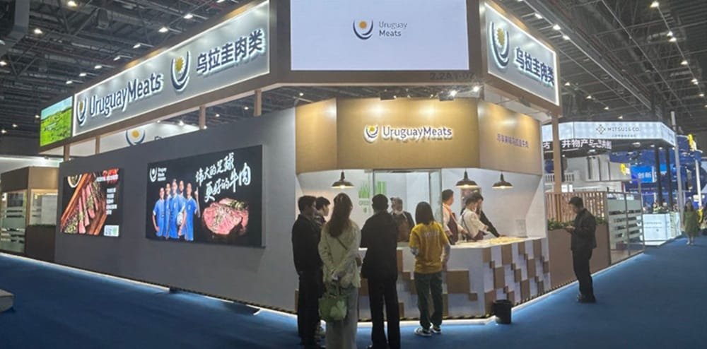 Carnes uruguayas en China International Import Expo (CIIE).