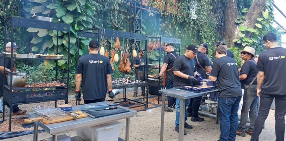 Promoción de cordero uruguaya en festivales de Brasil.