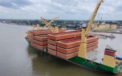 Brasil envía 16 barcazas al puerto de Nueva Palmira, en una operación sin precedentes.