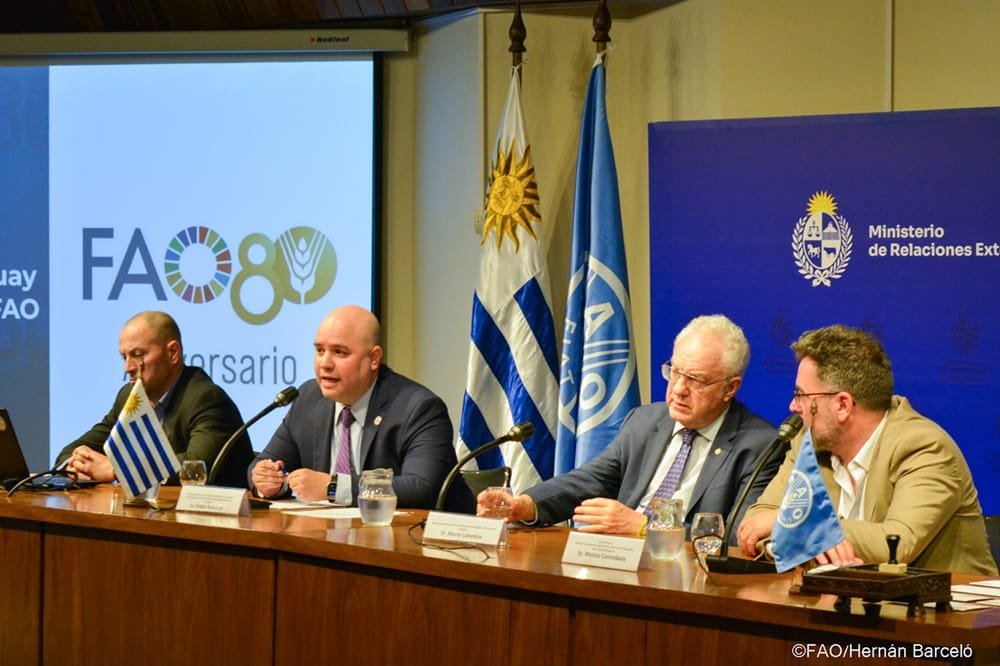 Uruguay reafirmó su compromiso con la sostenibilidad y la seguridad alimentaria.