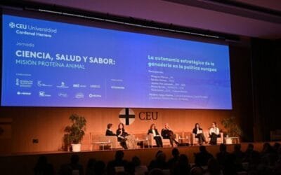 España celebró la primera jornada “Ciencia, salud y sabor: misión proteína animal”.