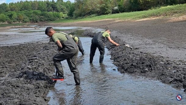 Ejército y OSE evitaron el corte de agua en Minas durante la sequía