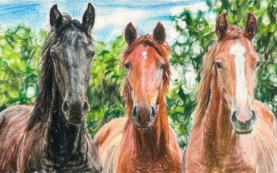 ¿Cómo relinchan los caballos? Silbando mientras cantan.