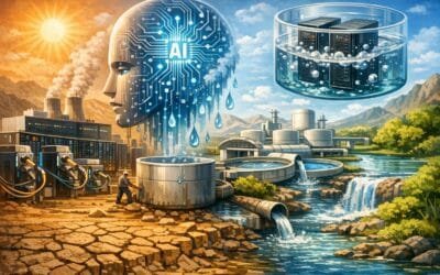¿Cuánta agua consume la inteligencia artificial?, ¿cuáles son sus impactos y las soluciones sostenibles?