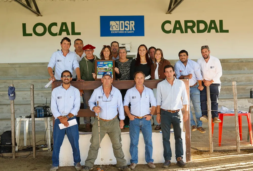 Di Santi tuvo ventas totales y a buenos valores en Cardal.