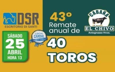 Di Santi realiza el 43º remate anual de El Chivo.