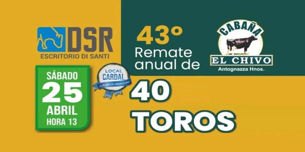 Di Santi realiza el 43º remate anual de El Chivo.