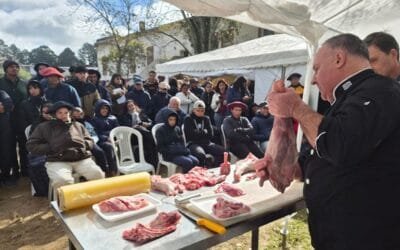 Capacitación y demostración de cortes ovinos en Cerro Largo y Treinta y Tres