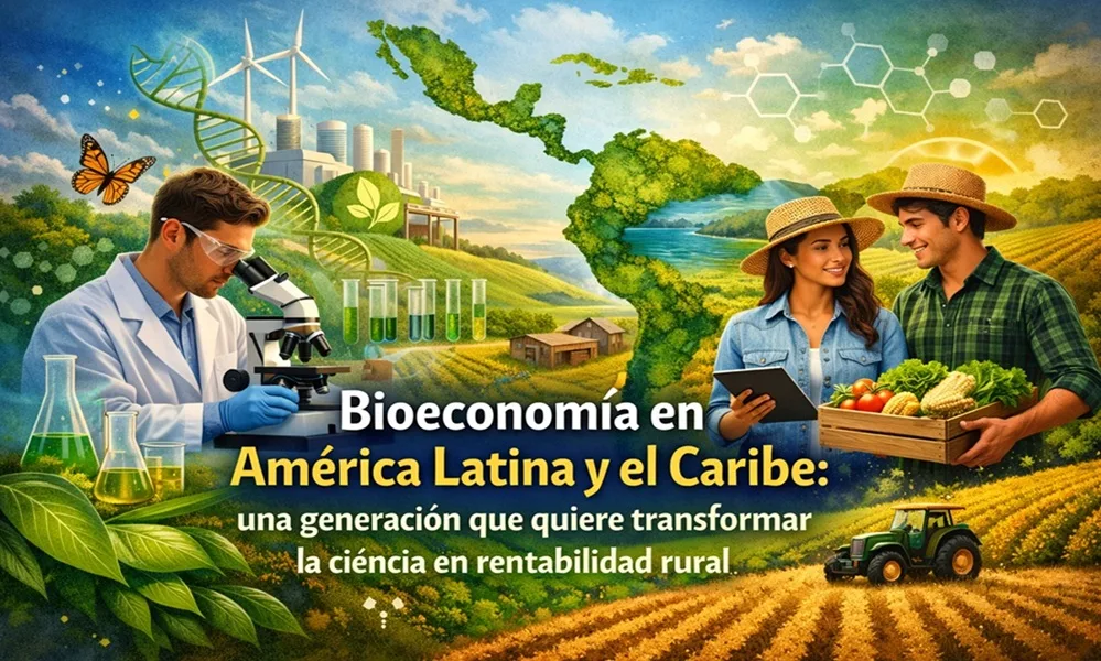 Bioeconomía en América Latina y el Caribe: una generación que quiere transformar la ciencia en rentabilidad rural.