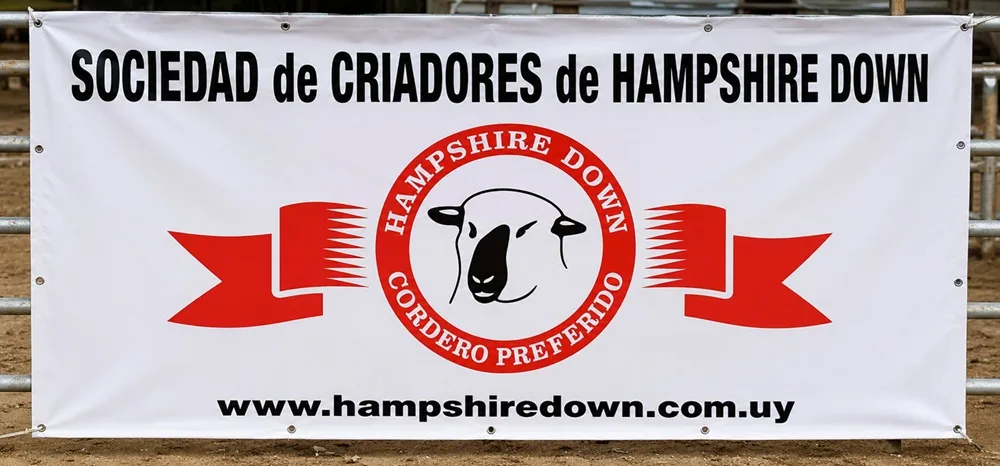 Expo Sinergia 2026. El mejor lote fue para Javier Cambruzzi con sus Hampshire Down.
