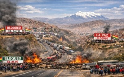 La Paz está sitiada. Bloqueos prolongados paralizan Bolivia.