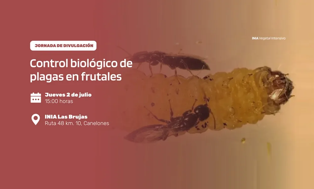 Jornada sobre control biológico de plagas en frutales.