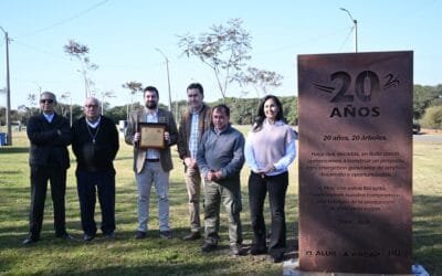 Día Mundial del Medio Ambiente: ALUR, el Municipio y la UTU plantaron 20 ibirapitás en Bella Unión.