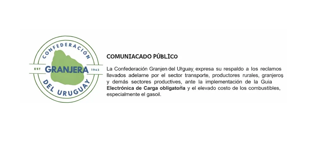 Confederación Granjera llama a rever la implementación de la guía electrónica y que se atienda urgentemente el costo de los combustibles.