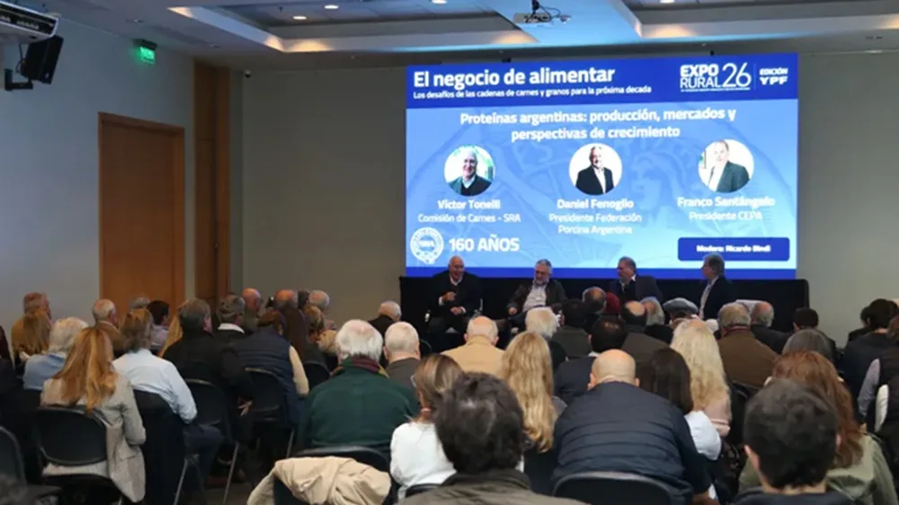 Tonelli en Expo Palermo: el desafío es vender una carne con una tipificación superior.