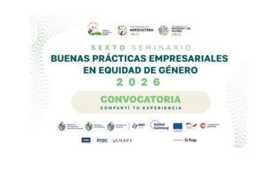 Postulaciones abiertas para empresas agropecuarias y agroindustriales con buenas prácticas en equidad de género.