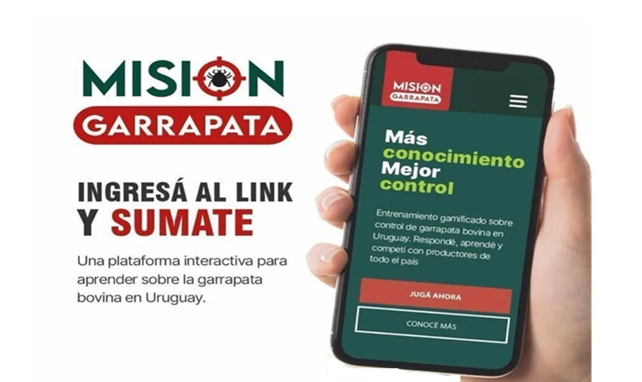 Ya está disponible la App Misión Garrapata, para ver cuánto sabemos sobre el tema y aprender jugando.