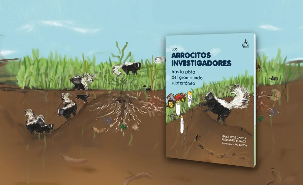 INIA lanzó el tercer libro de su colección infantil: “Los arrocitos investigadores, tras la pista del gran mundo subterráneo”.