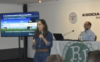 En la Expo Rural, los jóvenes se reúnen para hablar de su rol y el de la tecnología en el futuro de la lechería.
